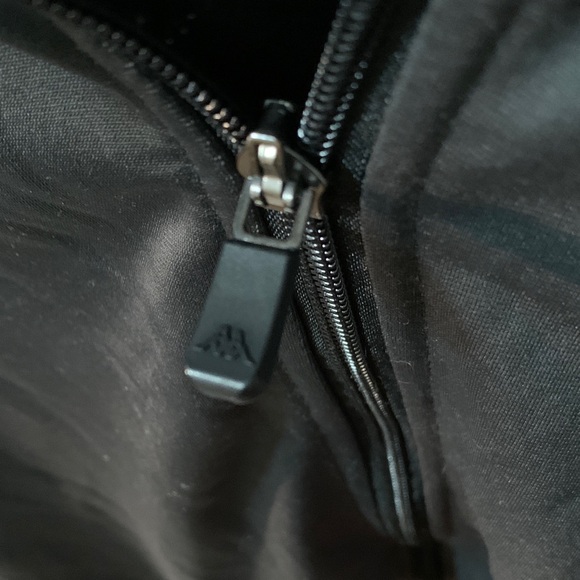 Kappa Black Jacket with White Logo Accents - Picture 4 of 8
